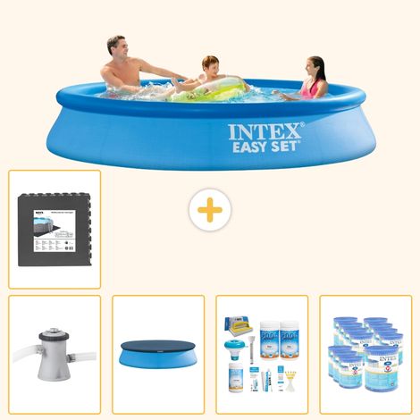 Intex Piscine Easy Set Ronde - 305x61 cm - 6-pièces SCB17 (1/5)