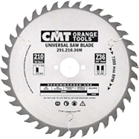 sierra circular cmt 235-25-2,8 (z-36) madera blanda, dura y contrachapado