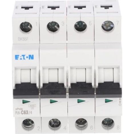 Leitungsschutzschalter 4P C 63A 6kA AC PL6-C63/4 166532