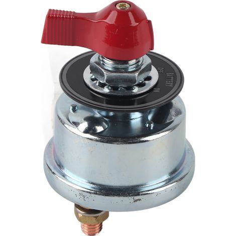 Interrupteur de Déconnexion de Batterie, Interrupteur de Déconnexion de Batterie 300A 24‑48V Universel pour Voitures Yachts Bateaux Motos. (1/5)