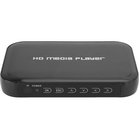 Lecteur multimédia Mini HDMI 1080p M3 avec disque dur réseau vidéo HD, alimentation UE 100-240 V (1/5)
