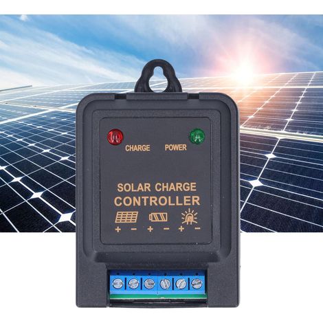 Contrôleur intelligent de charge/décharge solaire 6V/12V 3A, adapté aux lampes de pelouse, aux lampes de jardin et aux lampes insecticides, avec contrôle de la pluie. (1/5)