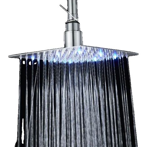 LED-Regendusche, Farbwechsel je nach Temperatur, ultradünnes Design (1/2)