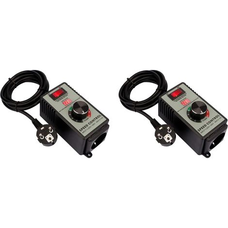 2X Meuleuse D'Angle Régulateur de Vitesse Commutateur AC220V-250V 4000W Puissance Maximale Outil Électrique Manuel Prise Ue (1/5)