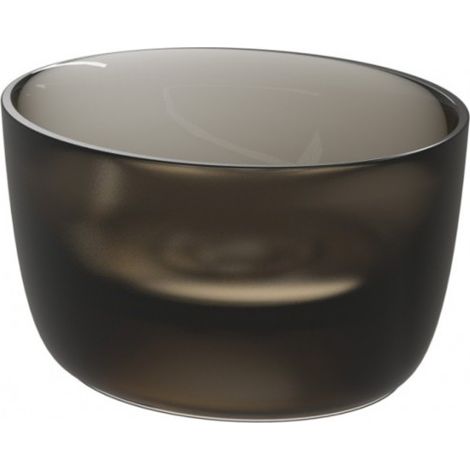 Vasque à poser Frosted Umber OVAL BOWL RIHO 38x33 cm solid surface (1/3)