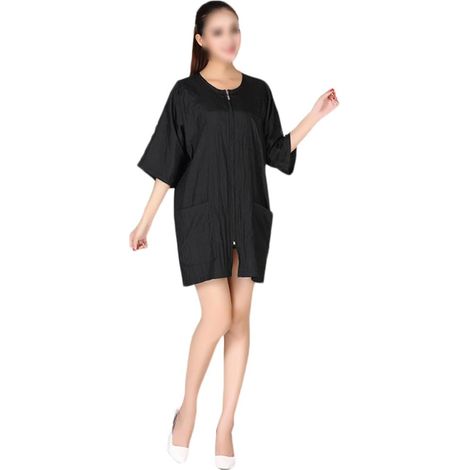 Cape de coiffure à manches courtes Healeved en Cellosilk, imperméable et respirante, idéale pour les