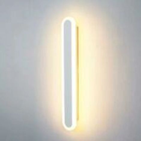 Applique murale intérieure 15 W, lampe LED de 40 cm de long, 3 températures de couleur RA85, applique murale design blanche grand format