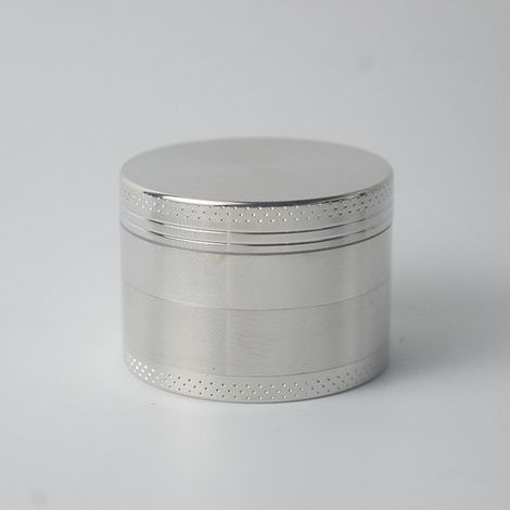 Molinillo de hierbas, molinillo portátil de metal de aleación de zinc para hierbas secas, diámetro 50 mm - Oro rosa (1/5)