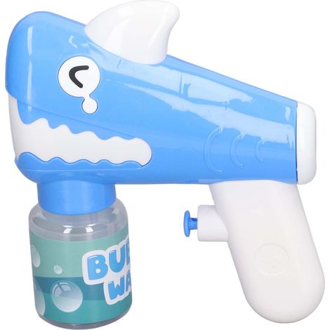 Jouet à eau électrique pour enfants en forme de requin, jet d'eau automatique et continu, grande capacité, bleu (1/5)