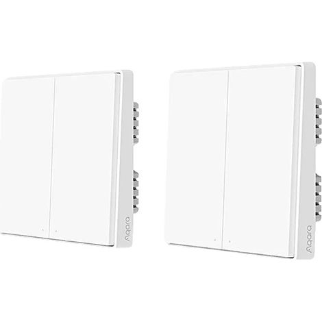 Interruttore intelligente, tecnologia Zigbee, controllo remoto, D1 con neutro 2 X2-a (1/2)