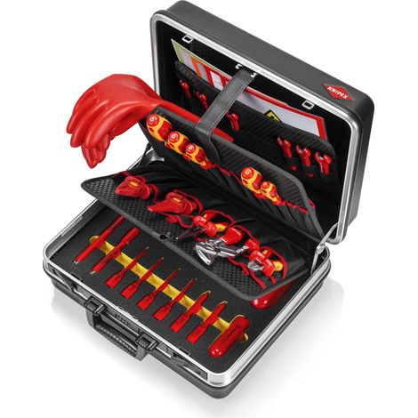 KNIPEX 00 21 05 EV Valigia portautensili "Basic" Mobilità elettrica 34 pezzi 410 mm (1/2)
