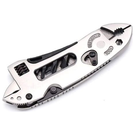 Couteau Pliant Pince, Réglable Couteau De Poche Pince Outil Clé (1/5)