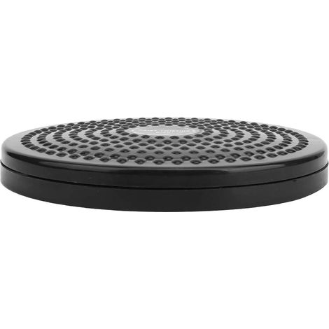 Disque de torsion - 1 pièce - Plastique ABS - Massage et fitness - Usage domestique - Noir - 25 cm (Disque de torsion granuleux noir pour la taille) (1/5)