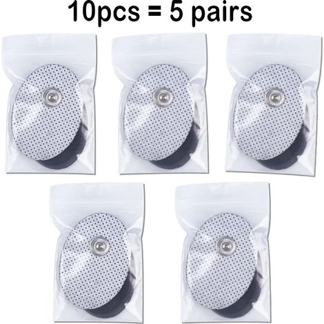 Électrodes de soins de santé pour appareil d'acupuncture TENS, coussinet de massage corporel électrique amincissant, coussinet de gel auto-adhésif04304