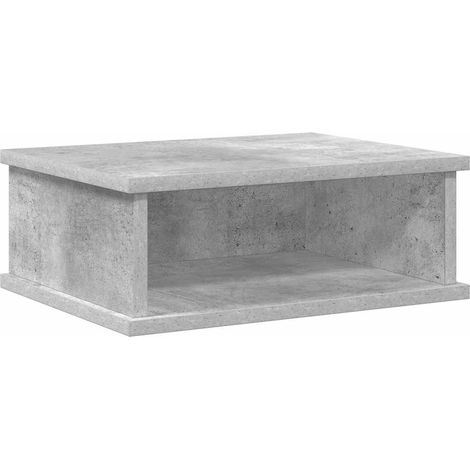 Bedside Table Concrete Grey 40 x 31 x 15 cm Engineered Wood vidaXL