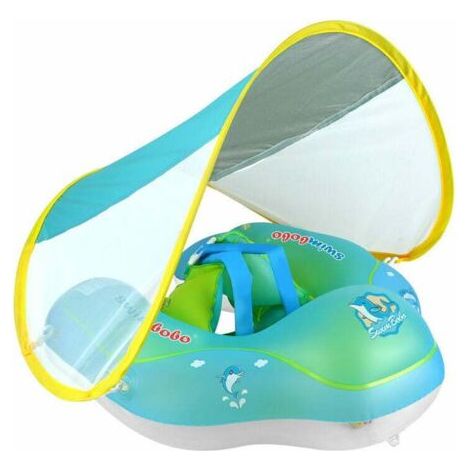 6-36 Mois - L-Bouée Bébé gonflable avec parasol Anneau de Natation pour bébé Bébé Siège De Piscine pour Bébé Enfants