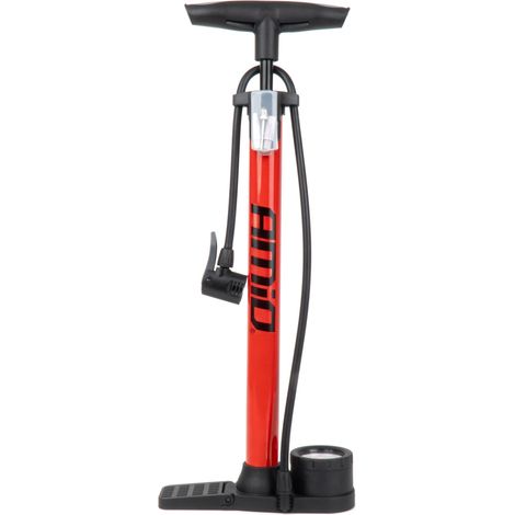 Bomba manual metálica con mini manómetro PU08 amio-04343 (1/5)