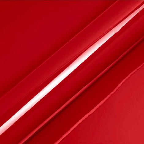 DIMEXACT - Vinyle covering rouge tomate brillant pour surface plane avec colle airflow - 122 cm x 2 m - En Rouleau