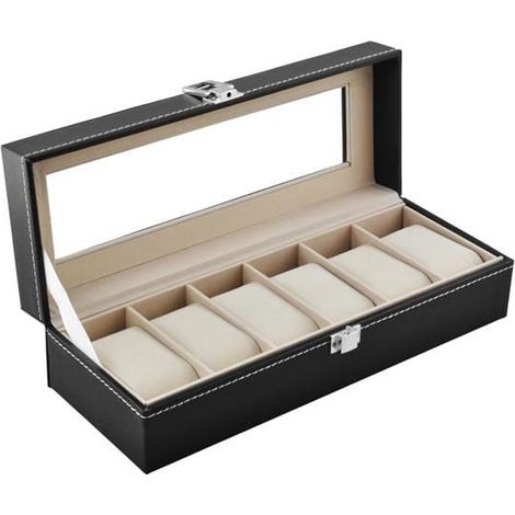 Organizador de relojes con 6 compartimentos 228524905 (1/5)