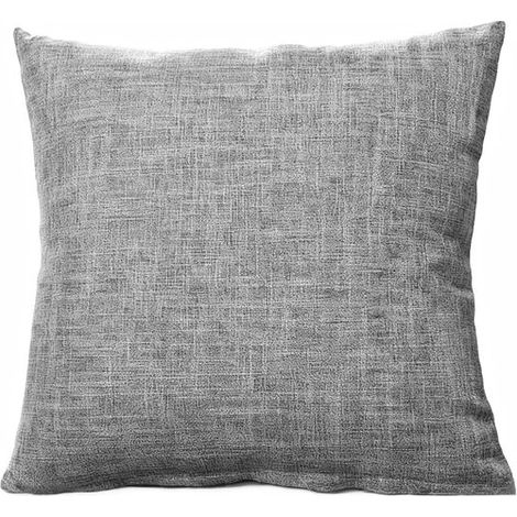 2 fundas decorativas para cojines，Estilo rústico campestre bohemio，Funda de lino grueso，Ideal para sofá cama u oficina (40x40 cm) (1/5)