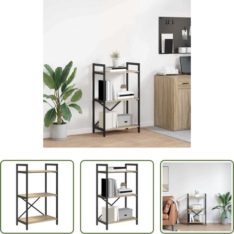Étagère chêne -  Étagère Chêne Sonoma 56 x 34 x 96 cm Bois d'ingénierie (1/5)