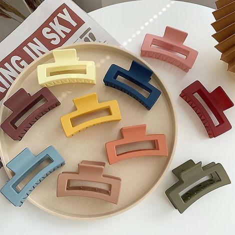 12 Petites Pinces Cheveux Double Dents, Couleur Diffrente, Accessoires De Coiffure Pour Fille Femme (1/5)