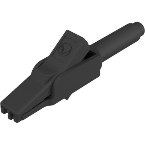 SKS Hirschmann MA 260 SH sw Sicherheits-Abgreifklemme Steckanschluss 4 mm CAT II 300 V Schwarz