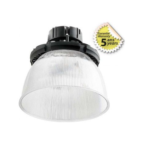 HIGH BAY LED 100W 12000LM 4000K Ø184mm - Garantie 5 ans Miidex Lighting® (1/2)