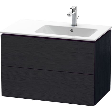 Duravit L-Cube Meuble sous-lavabo suspendu, 2 tiroirs, vasque à