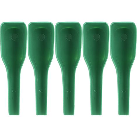 Lot de 5 cuillères à nourrir les oiseaux, pelles en plastique, accessoires pour mangeoires à oiseaux. (1/5)