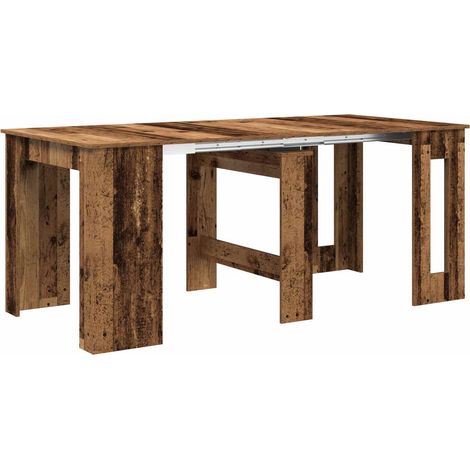 Dinning Table 180 x 85 x 75 cm Engineered Wood Old Wood vidaXL