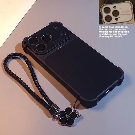(iPhone 15 Noir) Coque de téléphone avec cadre électroplaqué aux quatre coins, protection de l'objectif, antichoc.