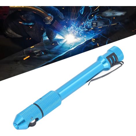 Porte-stylo de soudage TIG, porte-électrode avec boîtier métallique, dévidoir de machine à souder, dévidoir de fil de soudage à l'arc argon (1,0-3,2 mm), poignée confortable améliorée, clip de poche p (1/5)