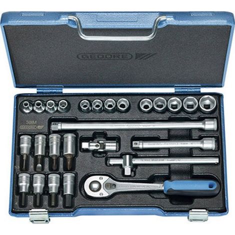 30 IMU-10 Set di chiavi a bussola 3/8" 26 pezzi 6 facce IN-IS-PH (1/5)