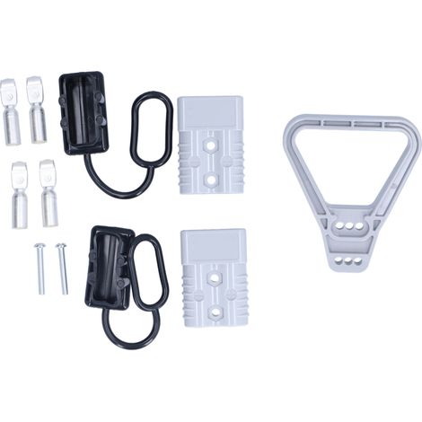 Fiche de connexion 175A déconnexion rapide poignée de charge batterie outils électriques 600V gris (1/5)
