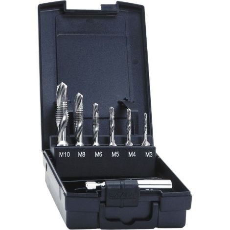 EXACT  SGE-Bit  Kombigewindebohrer-Satz  M3-M10  HSS  7tlg.  -  05910
