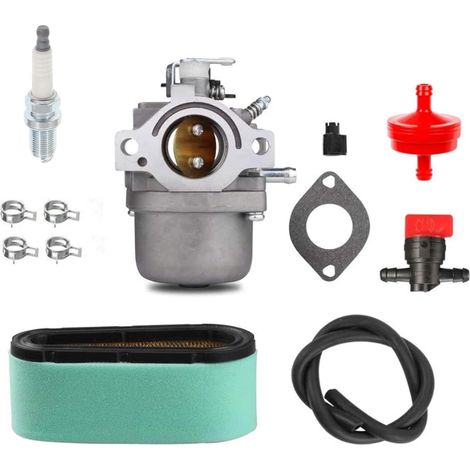 Carburateur référence 799728 compatible moteurs Briggs & Stratton Intek 12,5HP, références 498027, 498231, 499161, kit de réglage inclus pour tondeuses autoportées (1/5)