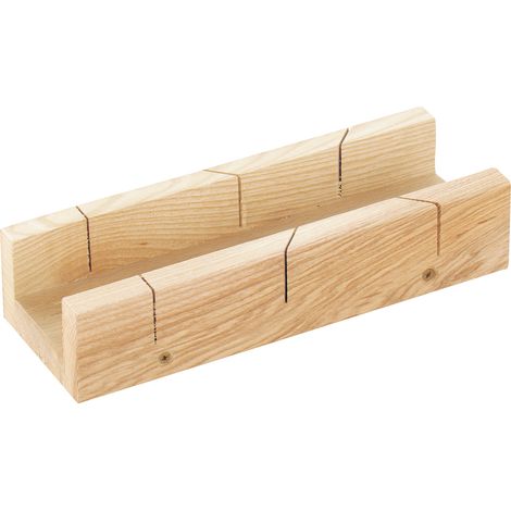 Boîte à Onglet Bois Précision Et Stabilité Pour Coupes D'angle - Outil Parfait