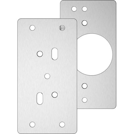 KZQ Stück Türstopper, selbstklebende Türstopper aus Edelstahl, Stopper mit Gummipuffern, selbstklebender Türstopper für alle harten Böden, bieten Schutz für unsere Türen und Wände (Silber) (1/4)