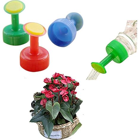 Lot de 6 arrosoirs avec diffuseur en forme de bouchon de bouteille Coca-Cola pour plantes et pots - culture d'intérieur et jardinage de bonsaïs-AquaForge (1/5)
