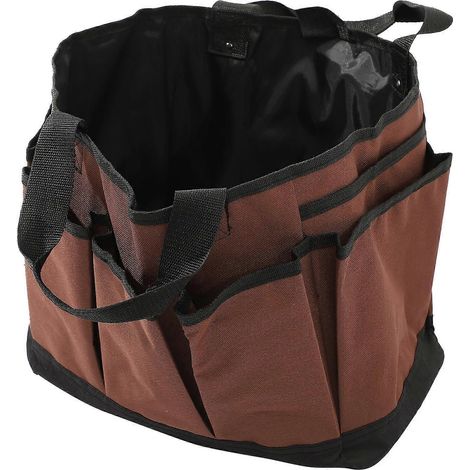 Sacoche de rangement pour outils de jardinage et café, portable et résistante, en tissu Oxford. (1/5)