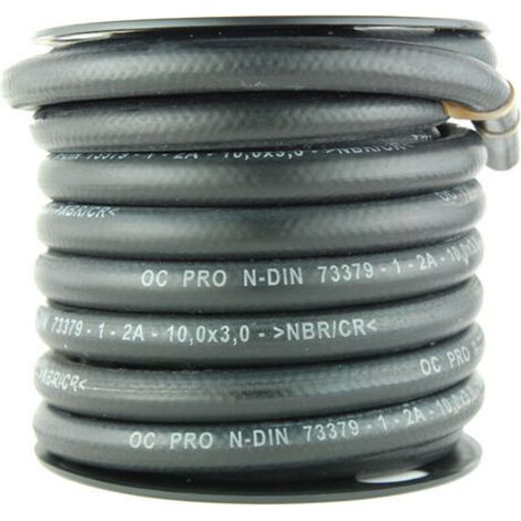 Durite carburant renforcee essence, diesel, gasoil 3mm x 7.5mm (15 m)