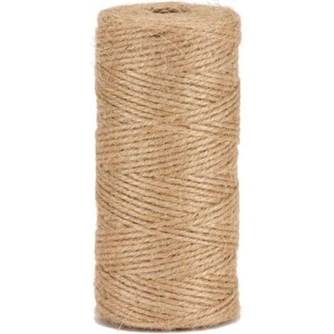 Ficelle de jute naturelle pour jardinage, bricolage et activités manuelles, 1,5 mm/200 mètres (1/5)