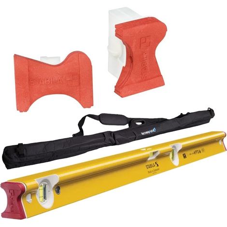 Stabila R-Type 1800cm Builders Pro Spirit Level + Replacement Ends + Bag (1/5)