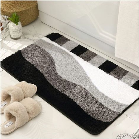 Antirutsch-Badematte Ulisem – Waschbar, schnell trocknend – 40x60 cm