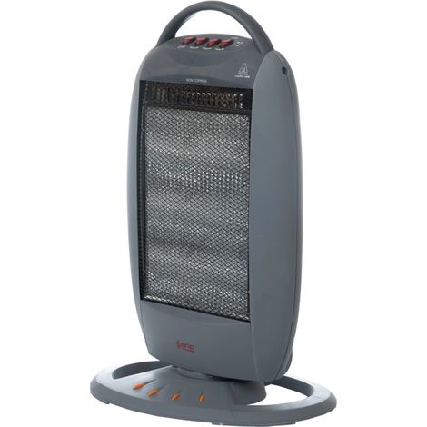 stufa alogena ignip grigio 1200 w