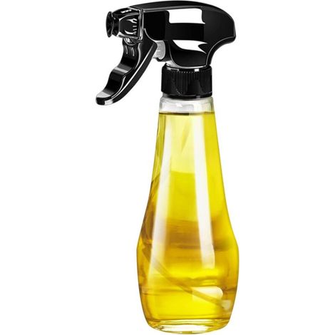 Pulvérisateur Huile - Verre Épais 200 ml - Buse Réglable Horizontal/Vertical - Pour Cuisine Saine et Contrôle Portion - 1 Pièce
