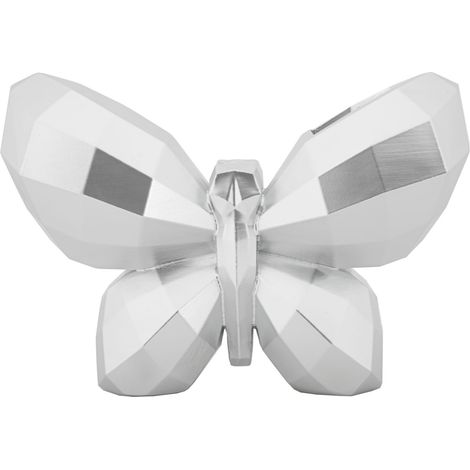 Vase papillon argenté 22,5 x 8 x 15 cm (1/5)