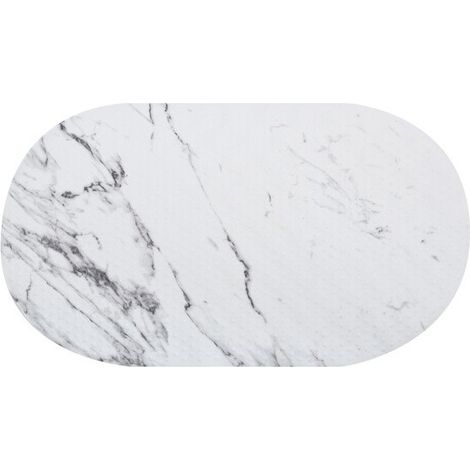Tapis Fond de baignoire PVC Antiderapant TOSCANA 69x39cm Effet Marbre MSV