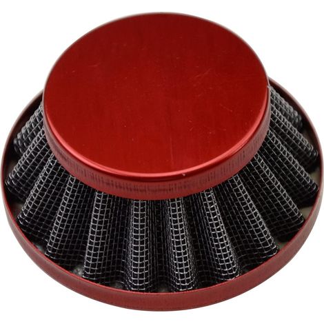 Filtro aria rosso da 35 mm di ricambio per ATV, moto da cross, go-kart, pit bike, quad, dune buggy. (1/5)